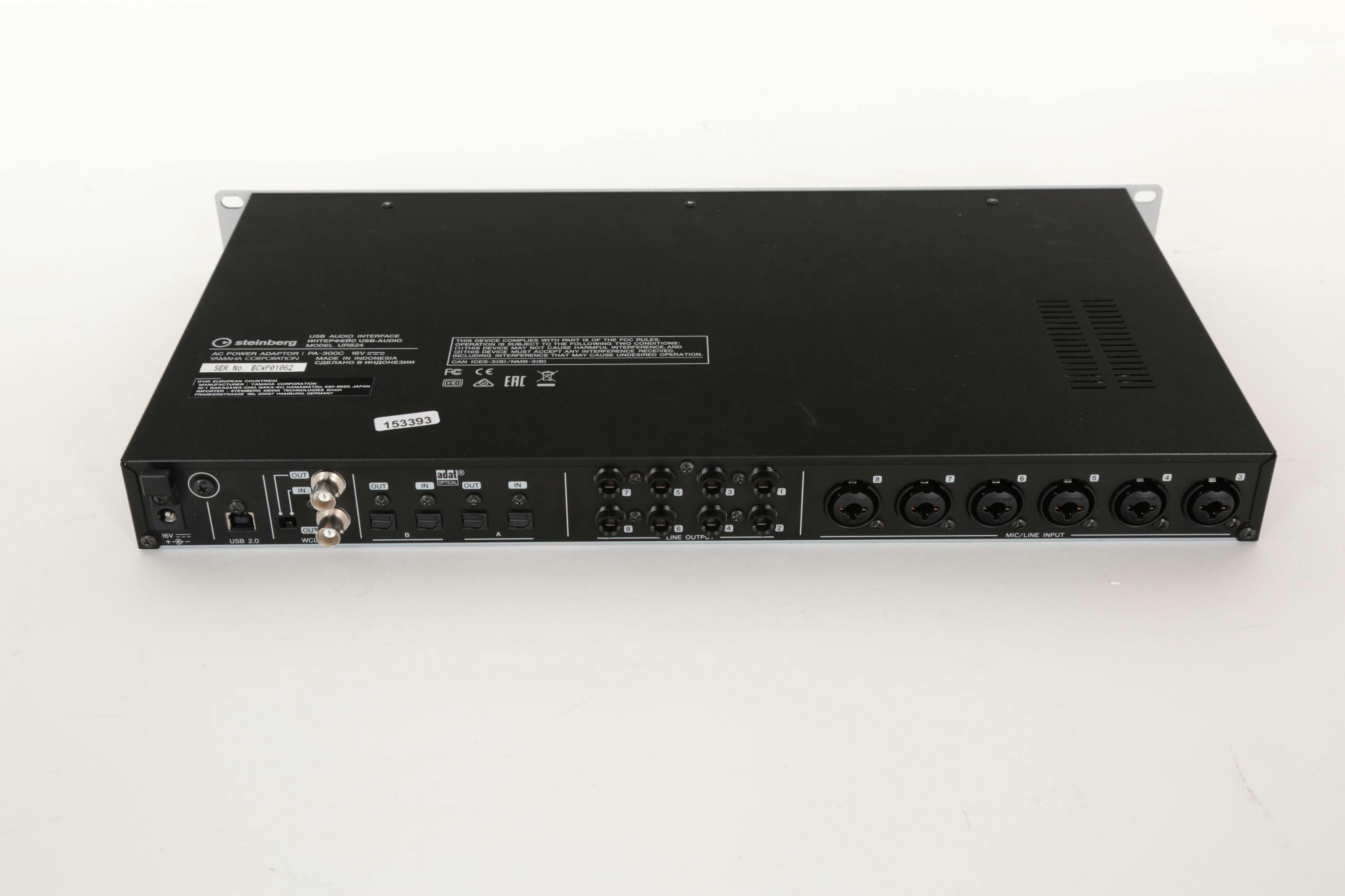 B Stock : Steinberg UR824 24 In/Out USB 2.0 Audio Interface w